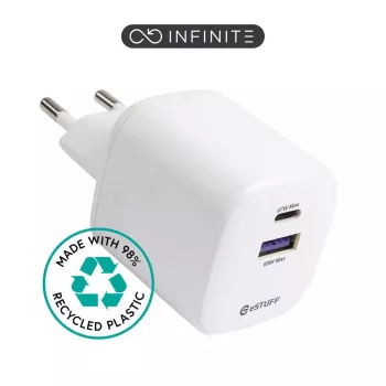 Mobiliojo įrenginio įkroviklis eSTUFF ES637065 Universalus Baltas AC Vidaus USB Type-C