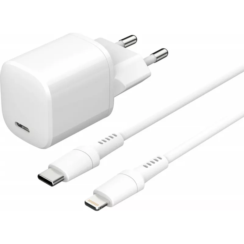 Mobiliojo įrenginio įkroviklis eSTUFF ES637500 12V USB Type-C 1,5 m Baltas