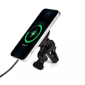 eSTUFF ES638130 automobilinis įkroviklis mobiliesiems įrenginiams – išmaniesiems telefonams – Aliuminis – Maitinimas iš cigarečių žiebtuvėlio lizdo – Belaidis įkrovimas – Greitasis įkrovimas – Auto
