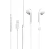eSTUFF į ausis įdedamos ausinės, skirtos „Apple“ įrenginiams, laidinės, skambučiams / muzikai, 90 g, ausinės, baltos