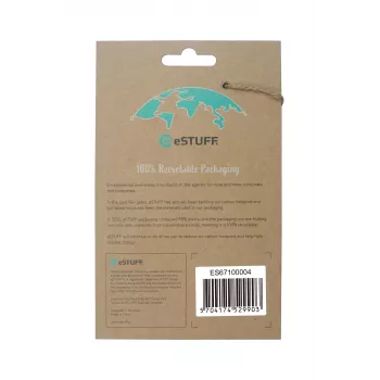 eSTUFF ES67100004 mobiliojo telefono dėklas 17 cm (6,7 col.) Dangtelis Skaidrus