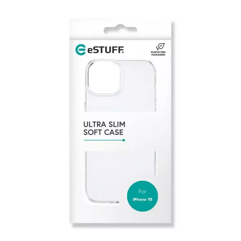 eSTUFF ES67100025 mobiliojo telefono dėklas 15,5 cm (6,1 colio) Dangtelis Skaidrus