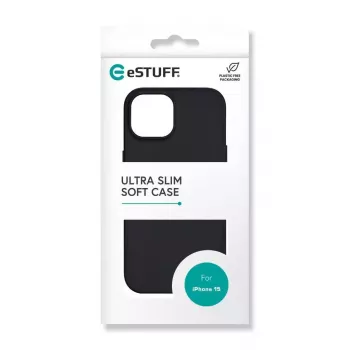 eSTUFF ES67101025 mobiliojo telefono dėklas 15,5 cm (6,1 col.) Užvalkalas Juoda