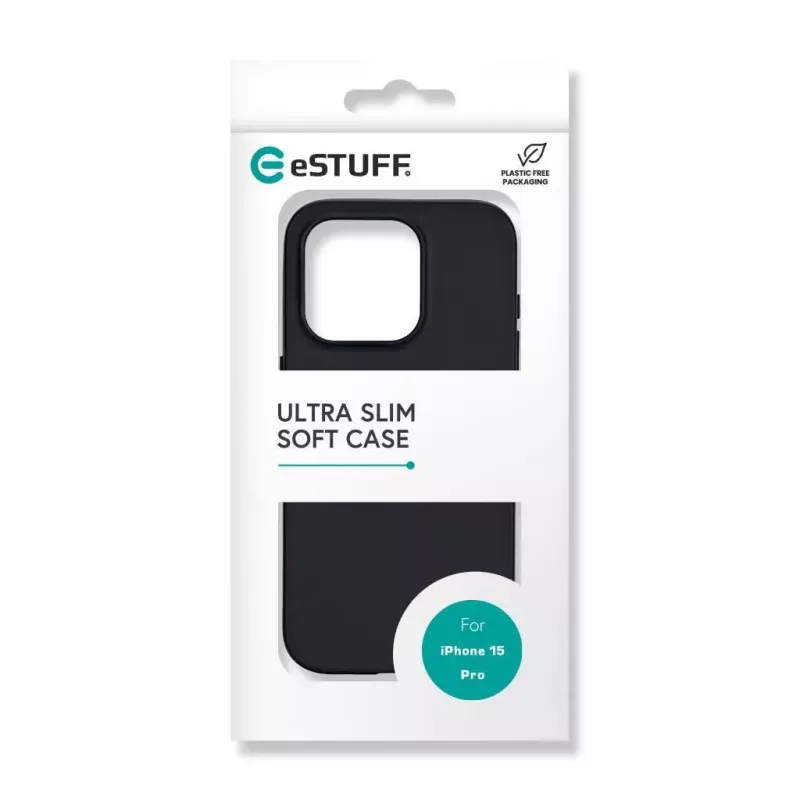eSTUFF ES67101027 mobiliojo telefono dėklas 15,5 cm (6,1 col.) Dėklas Juodas