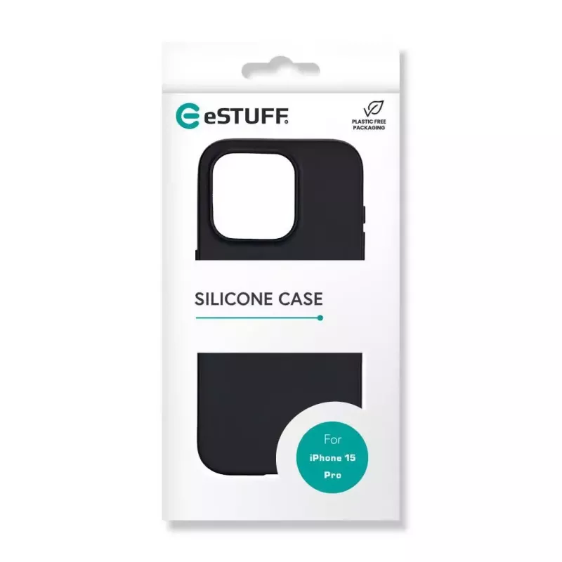 eSTUFF ES67120027 mobiliojo telefono dėklas 15,5 cm (6,1 colio) Dangtelis Juodas