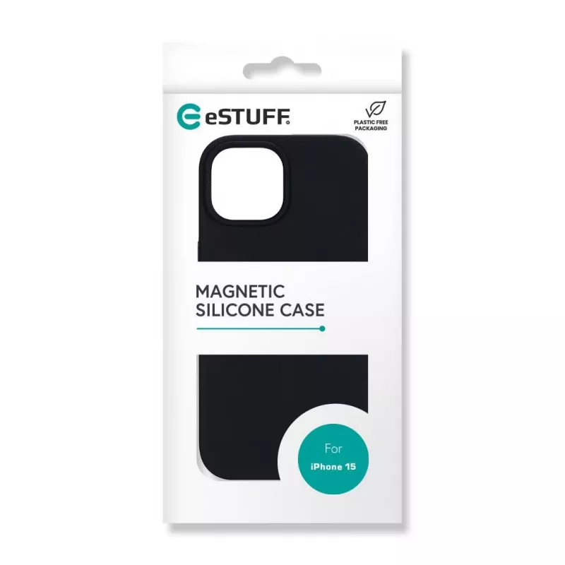 eSTUFF ES67150025 mobiliojo telefono dėklas 15,5 cm (6,1 col.) Užvalkalas juodas