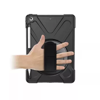 eSTUFF ES681543-BULK planšetės dėklas 24.6 cm (9.7 col.) Dangtelis Juodas