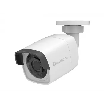 „LevelOne GEMINI“ fiksuoto IP tinklo vaizdo kamera, 4 megapikselių, IR šviesos diodai, 802.3af PoE, vidaus / lauko