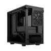 PC korpusas Fractal Design Define 7 Nano Juoda — Mini-ITX/Mini-DTX, ATX PSU, grūdintas stiklas, 205×399×361 mm