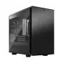 PC korpusas Fractal Design Define 7 Nano Juoda — Mini-ITX/Mini-DTX, ATX PSU, grūdintas stiklas, 205×399×361 mm