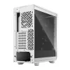 PC korpusas (tower) Fractal Design Meshify 2 Compact — baltas, palaiko ATX maitinimo blokus, 2×140 mm priekyje, 1×120 mm gale, 2,5 col./3,5 col. diskai, 210×424×475 mm