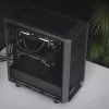 PC korpusas (tower) Fractal Design Meshify 2 Compact — baltas, palaiko ATX maitinimo blokus, 2×140 mm priekyje, 1×120 mm gale, 2,5 col./3,5 col. diskai, 210×424×475 mm