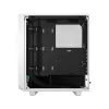 PC korpusas Fractal Design Meshify 2 Compact RGB baltas — ATX/microATX/Mini-ITX, palaiko 3x120 mm priekyje + 1x120 mm gale, 2,5 colio/3,5 colio diskai