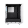 PC korpusas Fractal Design Meshify 2 Compact RGB baltas — ATX/microATX/Mini-ITX, palaiko 3x120 mm priekyje + 1x120 mm gale, 2,5 colio/3,5 colio diskai