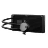 Visa apimanti skysčio CPU aušintuvas Fractal Design Lumen S28 v2 RGB — 140 mm ventiliatoriai, 500–1700 RPM, juoda