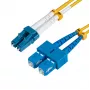 Microconnect FIB4210015 InfiniBand / šviesolaidinis kabelis 1,5 m LC SC geltonas