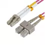 Microconnect FIB422001P InfiniBand / šviesolaidinis kabelis 1 m LC SC Violetinė