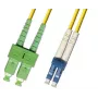 Microconnect FIB8410005 InfiniBand / šviesolaidinis kabelis 0,5 m SC LC geltonas