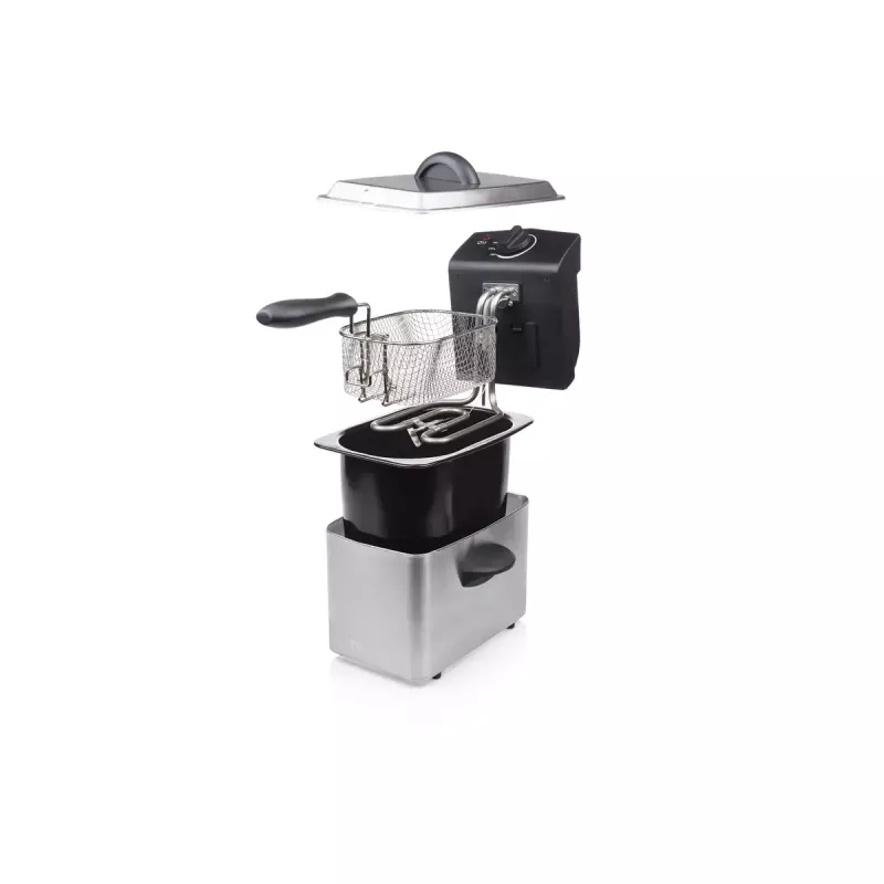 Giliai keptuvė Tristar FR-6919 2L 800W Juoda Nerūdijantis plienas