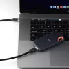 ALOGIC Fusion USB-C į USB-C 3.2 Gen 2 laidas 1m 10 Gbit/s Juoda Pilka