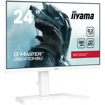 iiyama G-MASTER GB2470HSU-W6 kompiuterio monitorius 60,5 cm (23,8 col.) 1920 x 1080 pikselių Full HD LED Baltas