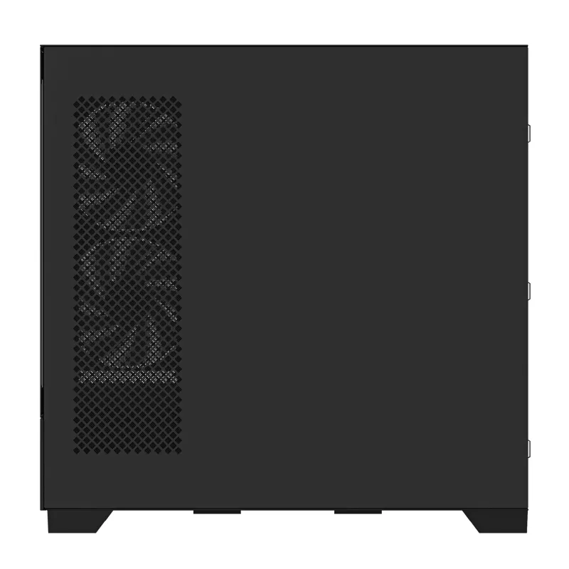 GIGABYTE C201 PANORAMIC kompiuterio korpusas – Mid Tower, m-ATX, 360 mm radiatorių palaikymas, 3 iš anksto sumontuoti ventiliatoriai, USB 3.0, RGB Fusion palaikymas