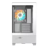 GIGABYTE C201 PANORAMIC ICE PC korpusas – Mid Tower, m-ATX, 360 mm radiatoriaus palaikymas, 3 iš anksto sumontuoti ventiliatoriai, USB 3.0, RGB Fusion palaikymas