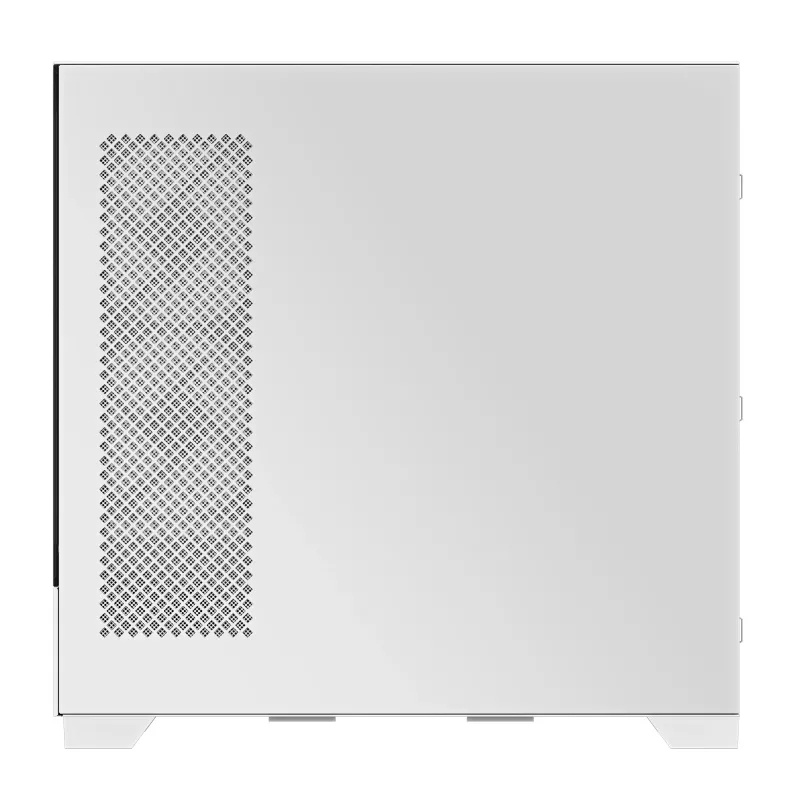 GIGABYTE C201 PANORAMIC ICE PC korpusas – Mid Tower, m-ATX, 360 mm radiatoriaus palaikymas, 3 iš anksto sumontuoti ventiliatoriai, USB 3.0, RGB Fusion palaikymas