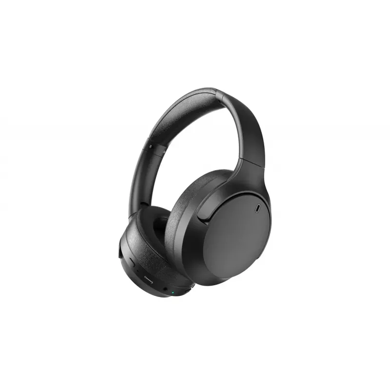 Ausinės GEMBIRD BHP-ANC-01 — supraauralinės, laidinės ir Bluetooth, 20–20000 Hz, 0,8 m laidas, 168 g, juodos