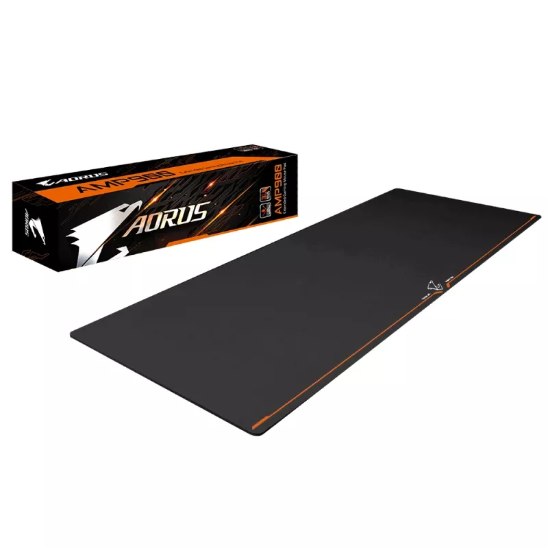 GIGABYTE AMP900 žaidimų pelės kilimėlis juodas, oranžinis