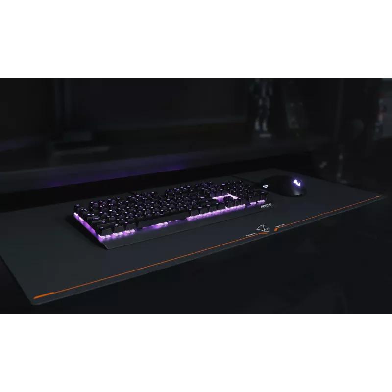 GIGABYTE AMP900 žaidimų pelės kilimėlis juodas, oranžinis