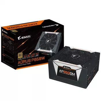 GIGABYTE GP-AP850GM maitinimo blokas 850 W 20+4 kontaktų ATX ATX juodas