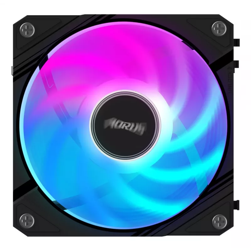 Viskas viename skysčio aušintuvas GIGABYTE AORUS EZ CHAIN FAN 120 12 cm juodas