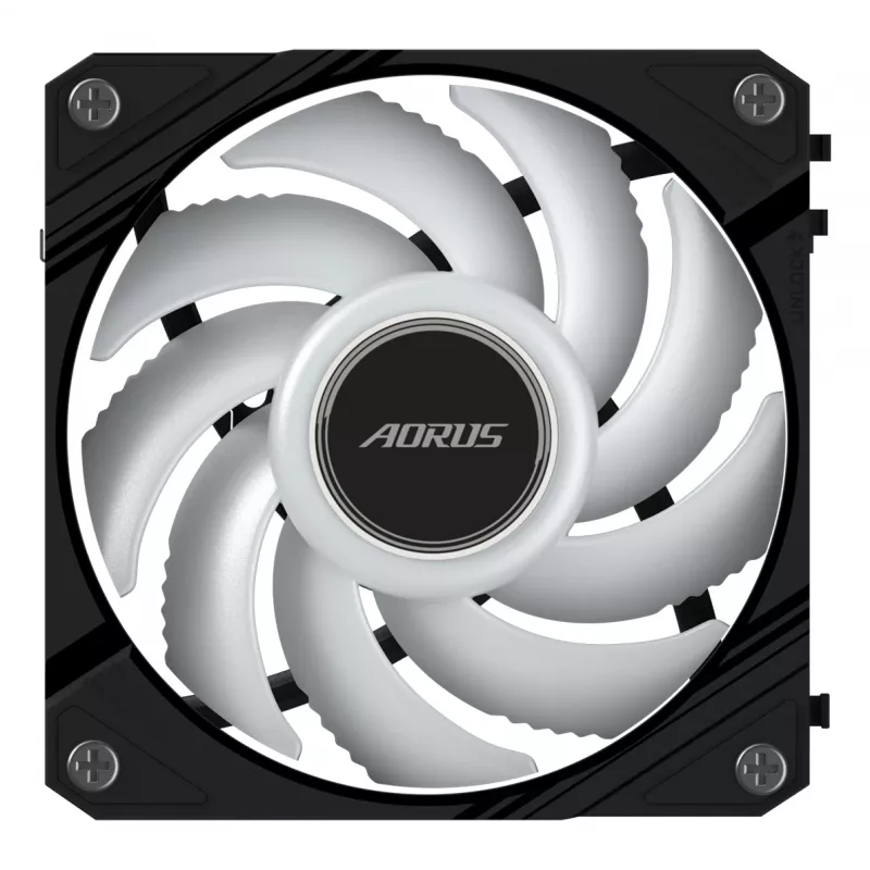 Viskas viename skysčio aušintuvas GIGABYTE AORUS EZ CHAIN FAN 120 12 cm juodas