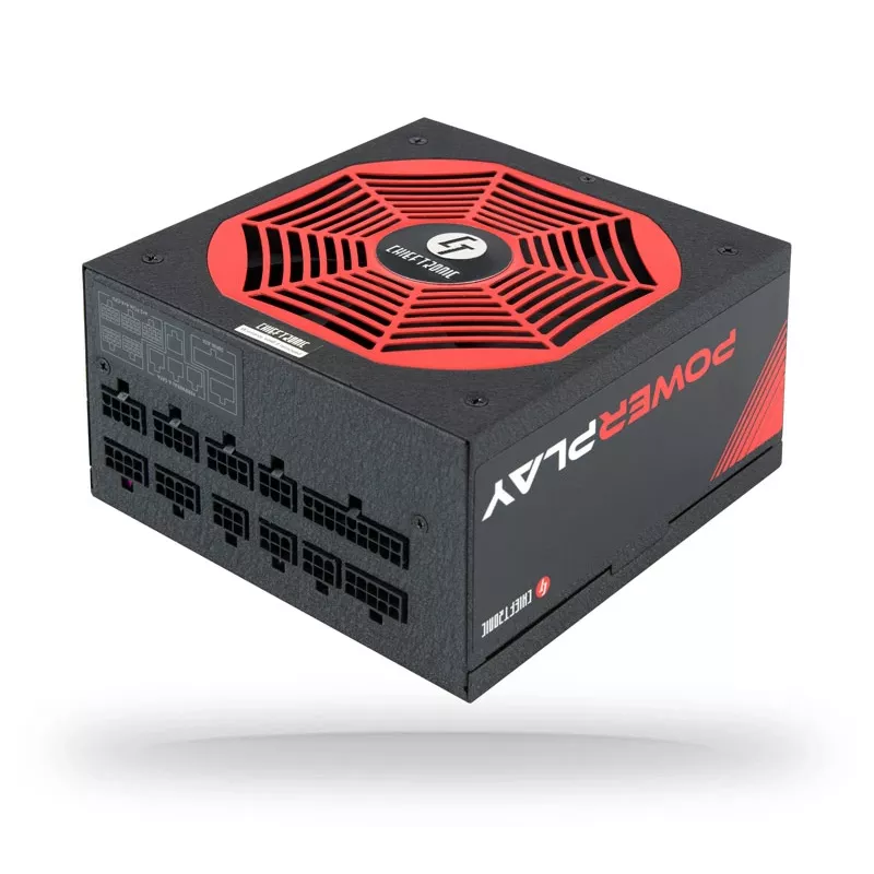 Chieftec PowerPlay maitinimo blokas 1050 W 20+4 kontaktų ATX PS/2 Juoda, Raudona