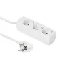 Microconnect GRU003W maitinimo ilgintuvas 1,8 m 3 kintamosios srovės lizdai Vidaus, baltas