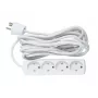 Microconnect GRU00450WDK maitinimo ilgintuvas 5 m 4 kintamosios srovės lizdai (-ų) Vidinis Baltas