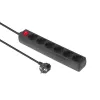 Microconnect GRU006B maitinimo ilgintuvas 1,8 m 6 kintamosios srovės lizdai (-ų) Vidaus Juoda