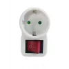 Microconnect GRUTIMER2 apsauga nuo viršįtampių balta 1 kintamosios srovės lizdas (-ai) 230 V