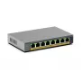 NETGEAR GS108EPP Nevaldomas Gigabit Ethernet (10/100/1000) maitinimo per Ethernet (PoE) stalinis/sieninis montavimas pilkas