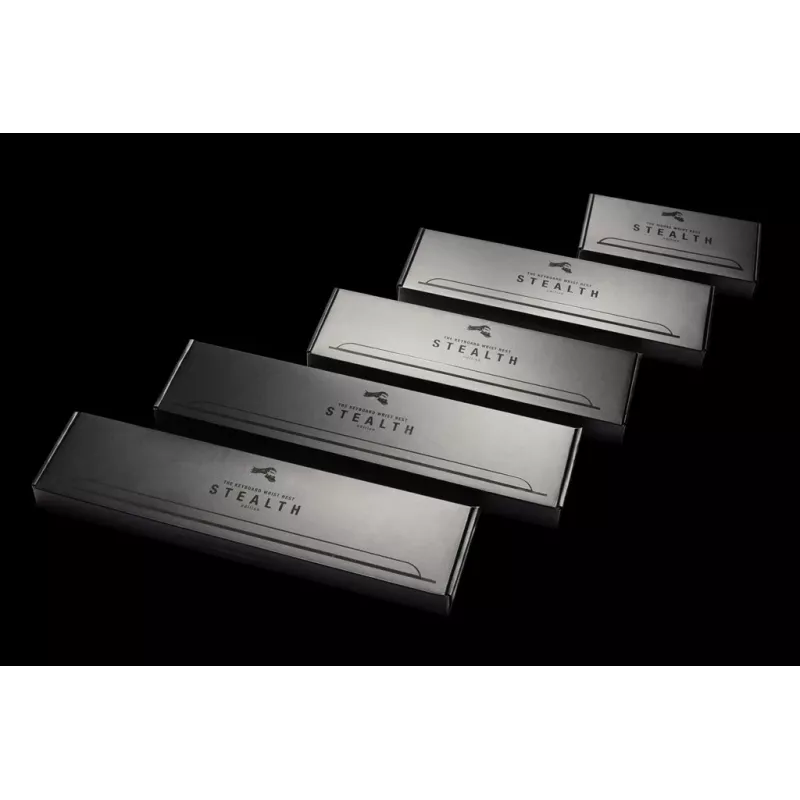 Riešo atrama GLORIOUS GSW-100-STEALTH — Putplastis, juoda, 430×100×13 mm