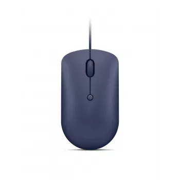 Laidinė USB-C optinė pelė Lenovo GY51D20878, abiem rankoms tinkama, 2400 DPI, 4 mygtukai, mėlyna