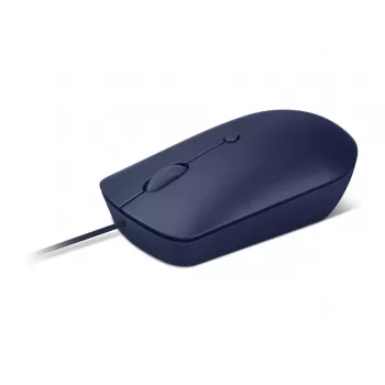 Laidinė USB-C optinė pelė Lenovo GY51D20878, abiem rankoms tinkama, 2400 DPI, 4 mygtukai, mėlyna