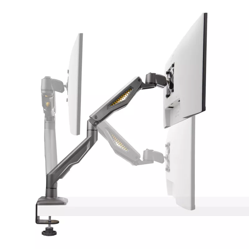 StarTech.com stalinis monitoriaus laikiklis, iki 32 colių ekrano, maks. 10 kg, VESA 75x75/100x100, C formos spaustukas, visiškai pasukamas, mechaninė spyruoklė, atitinka TAA