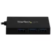 StarTech.com 4 prievadų USB 3.0 šakotuvas - USB Type-A šakotuvas su 1x USB-C ir 3x USB-A (SuperSpeed 5 Gbps) - maitinamas per USB magistralę arba išoriniu adapteriu - nešiojamas USB 3.2 Gen 1 BC 1.2 įkrovimo šakotuvas su maitinimo adapteriu