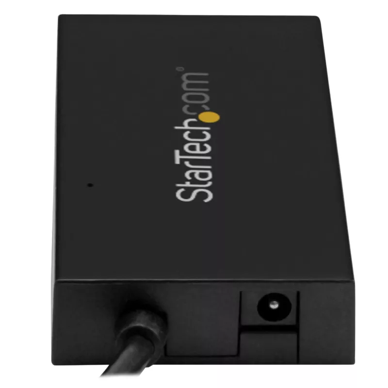 StarTech.com 4 prievadų USB 3.0 šakotuvas - USB Type-A šakotuvas su 1x USB-C ir 3x USB-A (SuperSpeed 5 Gbps) - maitinamas per USB magistralę arba išoriniu adapteriu - nešiojamas USB 3.2 Gen 1 BC 1.2 įkrovimo šakotuvas su maitinimo adapteriu