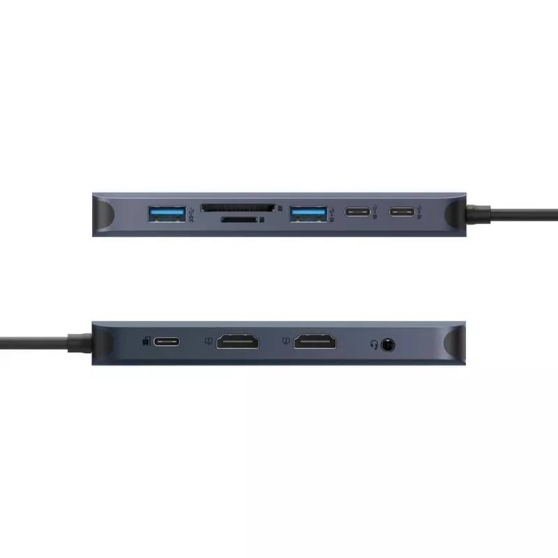 Targus HD4006GL nešiojamojo kompiuterio dokas / prievado replikatorius USB 3.2 Gen 2 (3.1 Gen 2) Type-C, juodas