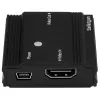“StarTech.com” HDMI signalo stiprintuvas - HDMI plėstuvas - 4K 60Hz, 3840 x 2160 pikseliai, AV kartotuvas, 35 m, juodas, HDCP