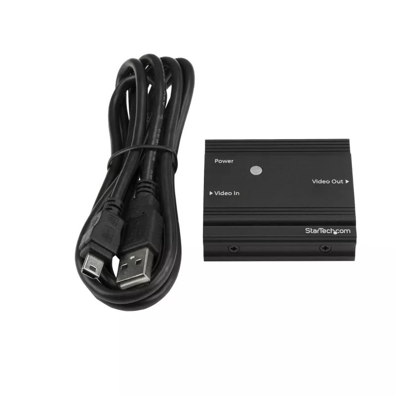 “StarTech.com” HDMI signalo stiprintuvas - HDMI plėstuvas - 4K 60Hz, 3840 x 2160 pikseliai, AV kartotuvas, 35 m, juodas, HDCP