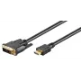 Microconnect HDM1918115 vaizdo kabelio adapteris 1,5 m HDMI DVI-D juodas